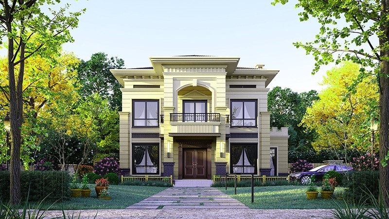 郴州中式合院住宅，开放庭院与邻里乡亲更亲近